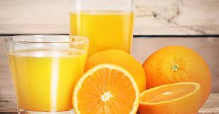 jus d'orange pressé