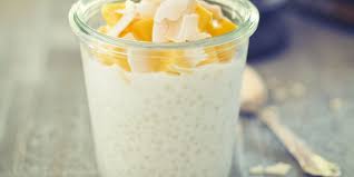 Tapioca au lait et au fruits